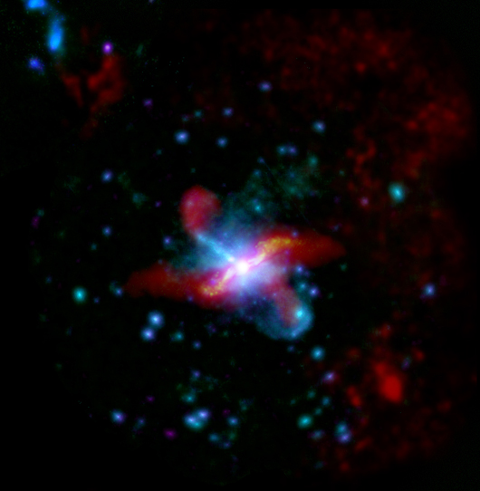 CentaurusA_farIR_Xray