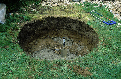 Pier hole