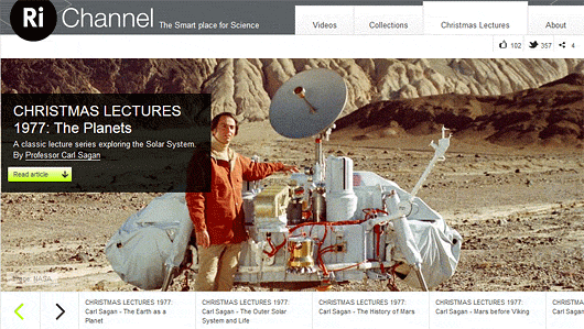 Carl Sagan 1977 Christmas Lectures