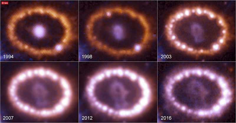 Supernova 1987A Ring Glow